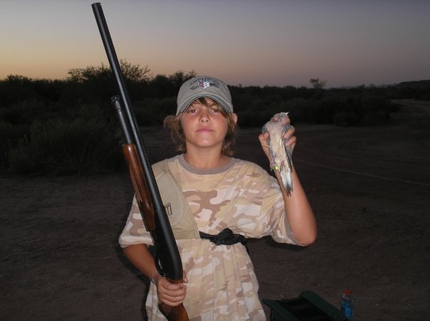 Ethan on a dove hunt