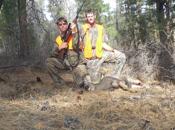 Gray and Jim on a Kaibab deer hunt
